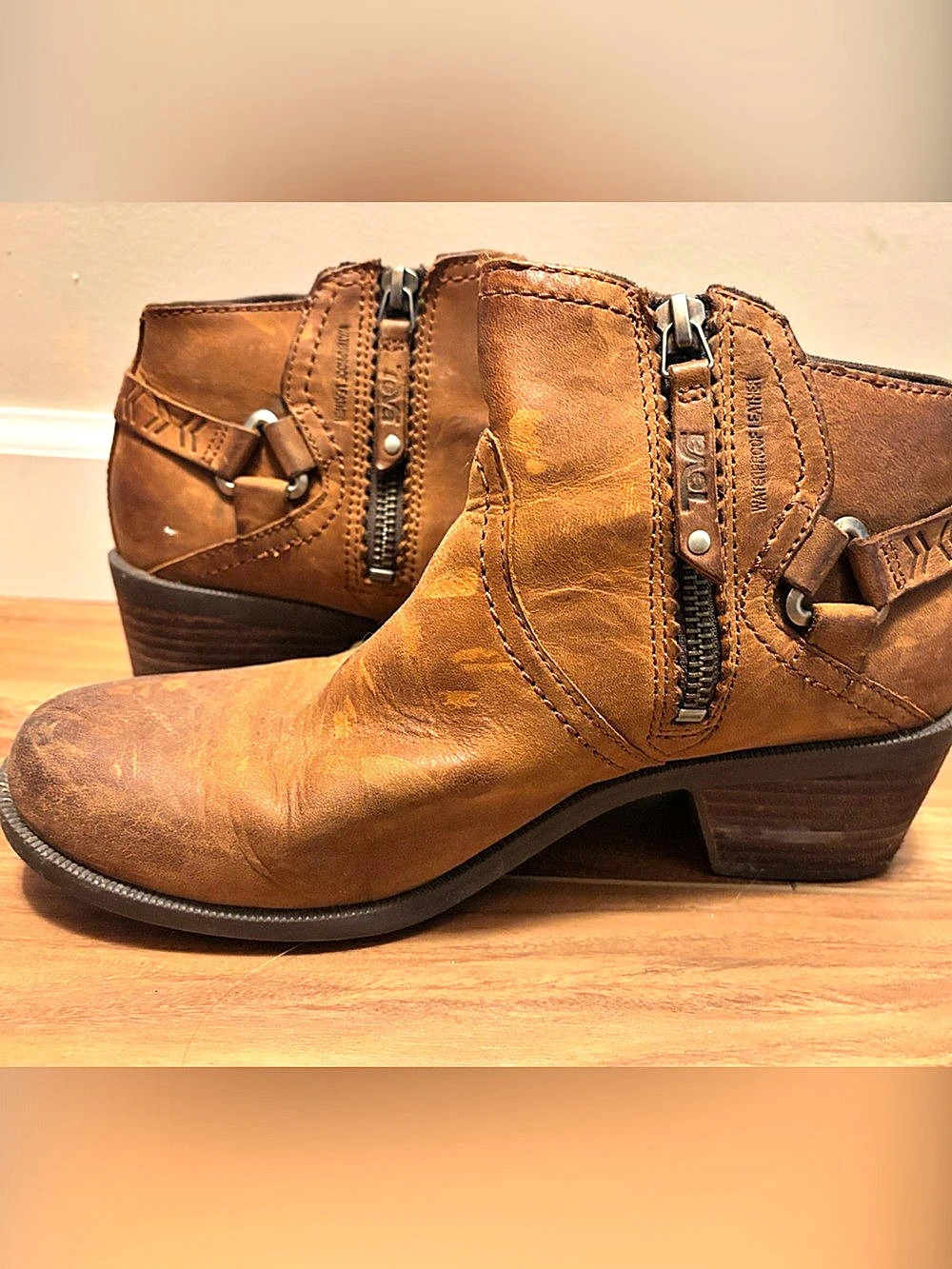 Teva De La Vina Ankle Boot Women's Brown Ankle Boots